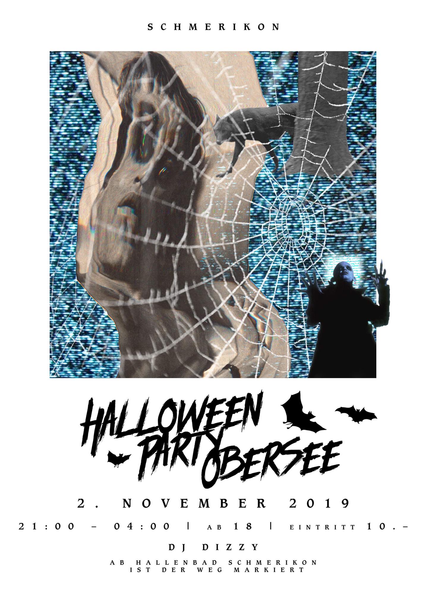 Flyer Halloween Party Obersee 2019