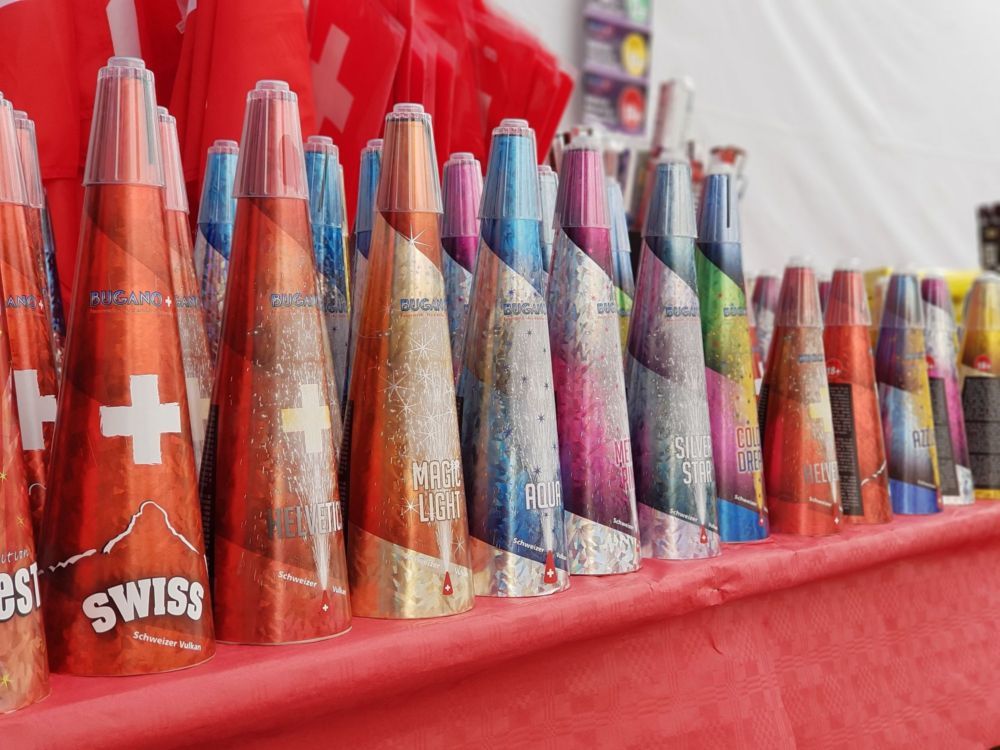 Feuerwerkverkauf in Schmerikon am 29., 30.07. und 01.08.2022