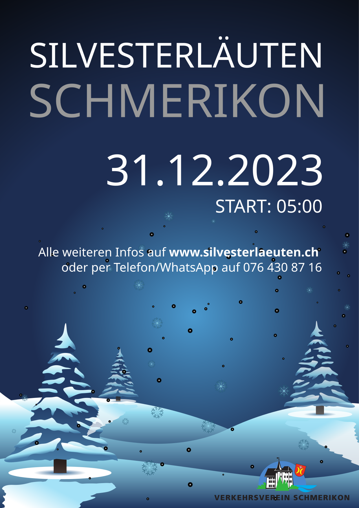 Flyer Silvesterläuten 2023 in Schmerikon