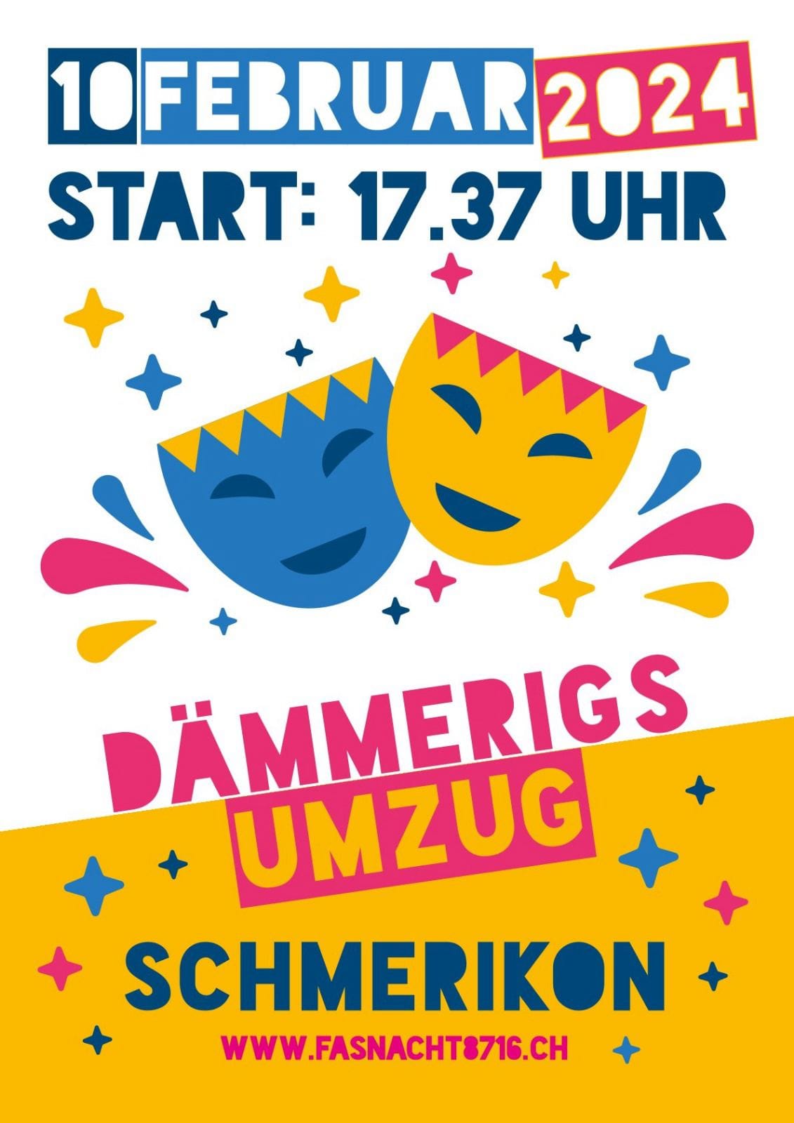 Flyer Fasnacht Schmerikon 2024