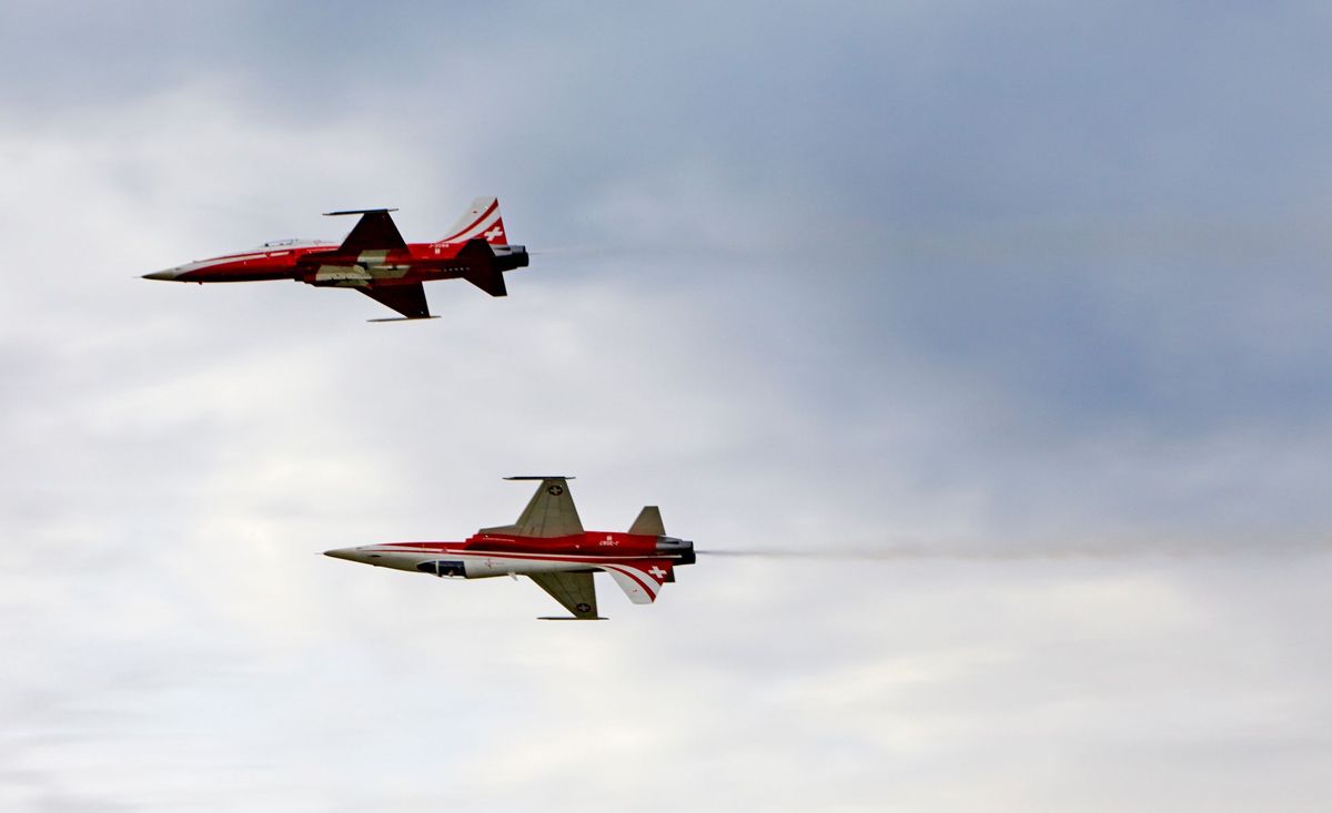 Patrouille Suisse Trainingszeiten