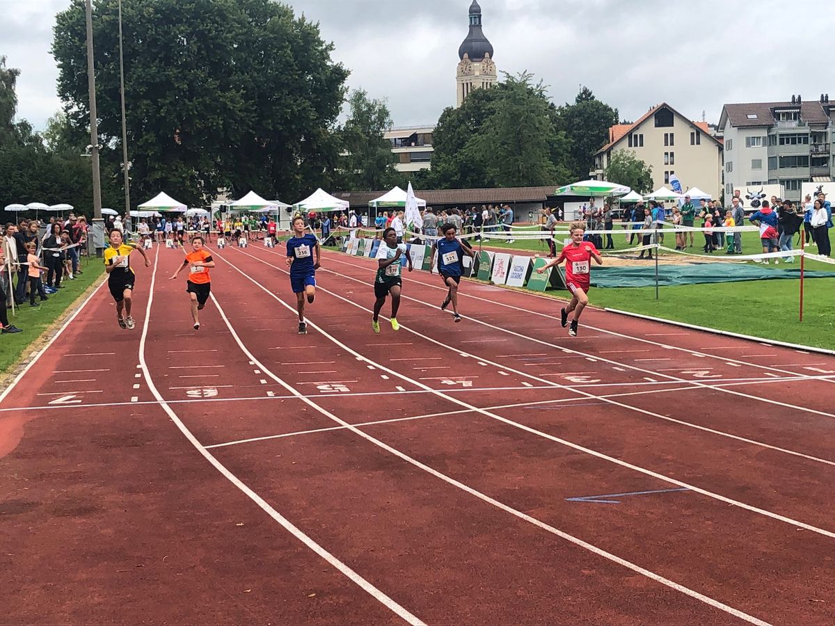 Die Jugi Schmerikon am Kids-Cup Final in St. Gallen