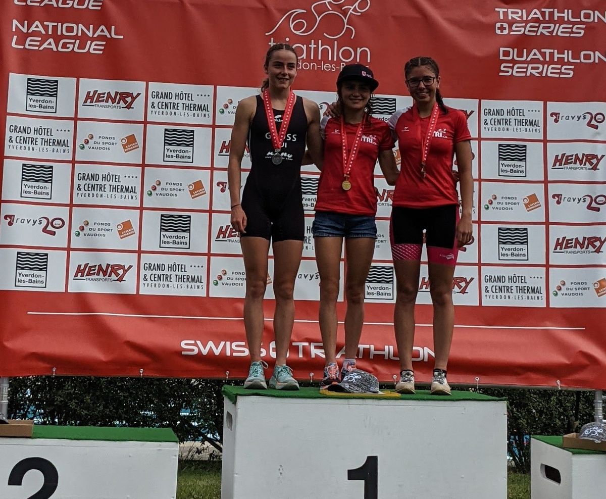 SM Triathlon Sprintdistanz bei der Elite / U20 in Yverdon