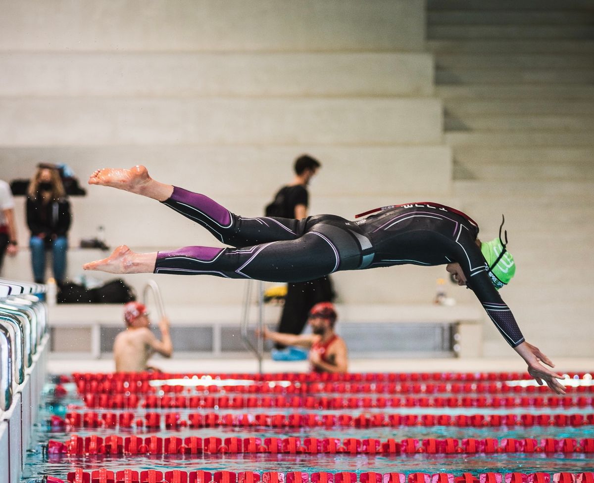 Neopren Testschwimmen