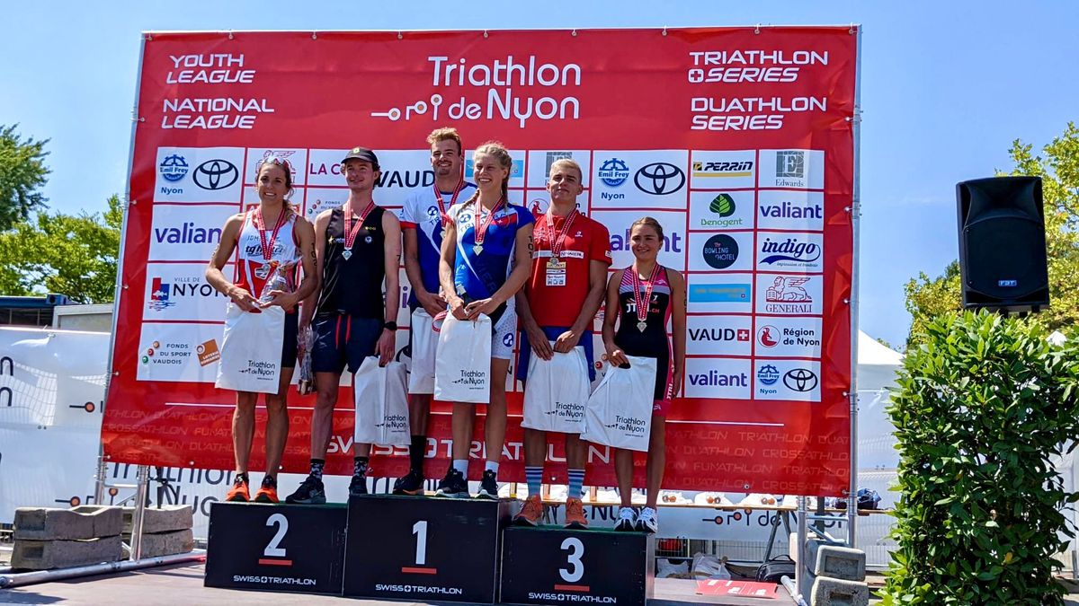 3. Platz am Triathlon in Nyon