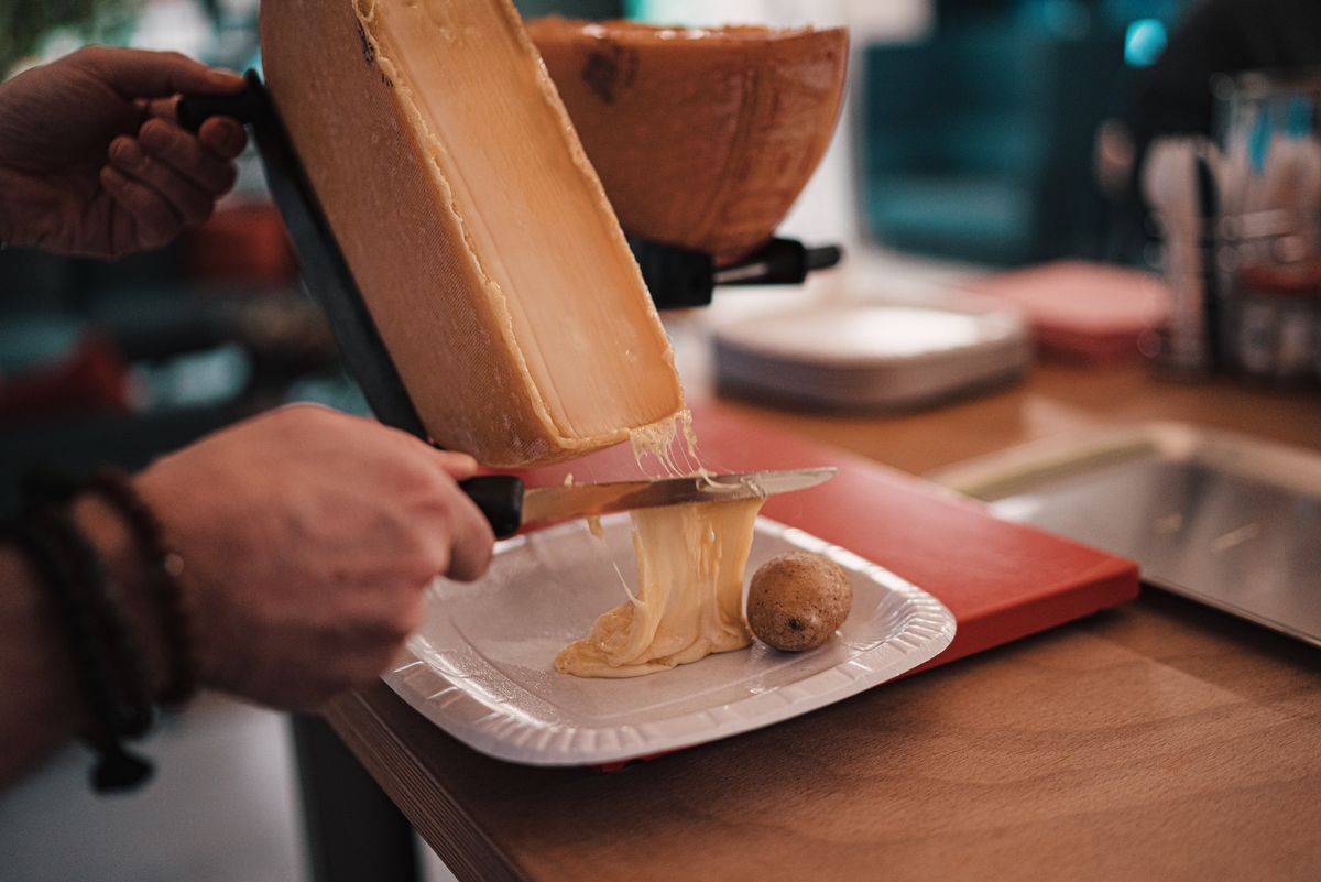 Feines Raclette im Stübli