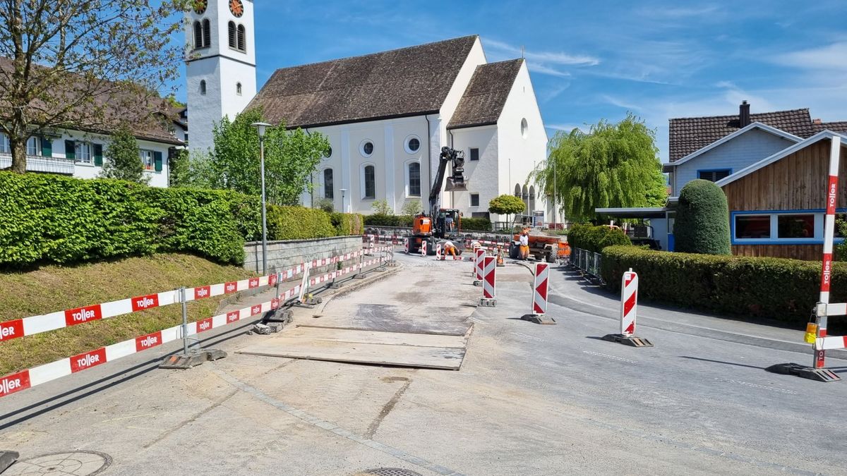 Sperrung der Oberseestrasse ab 11. Mai 2023