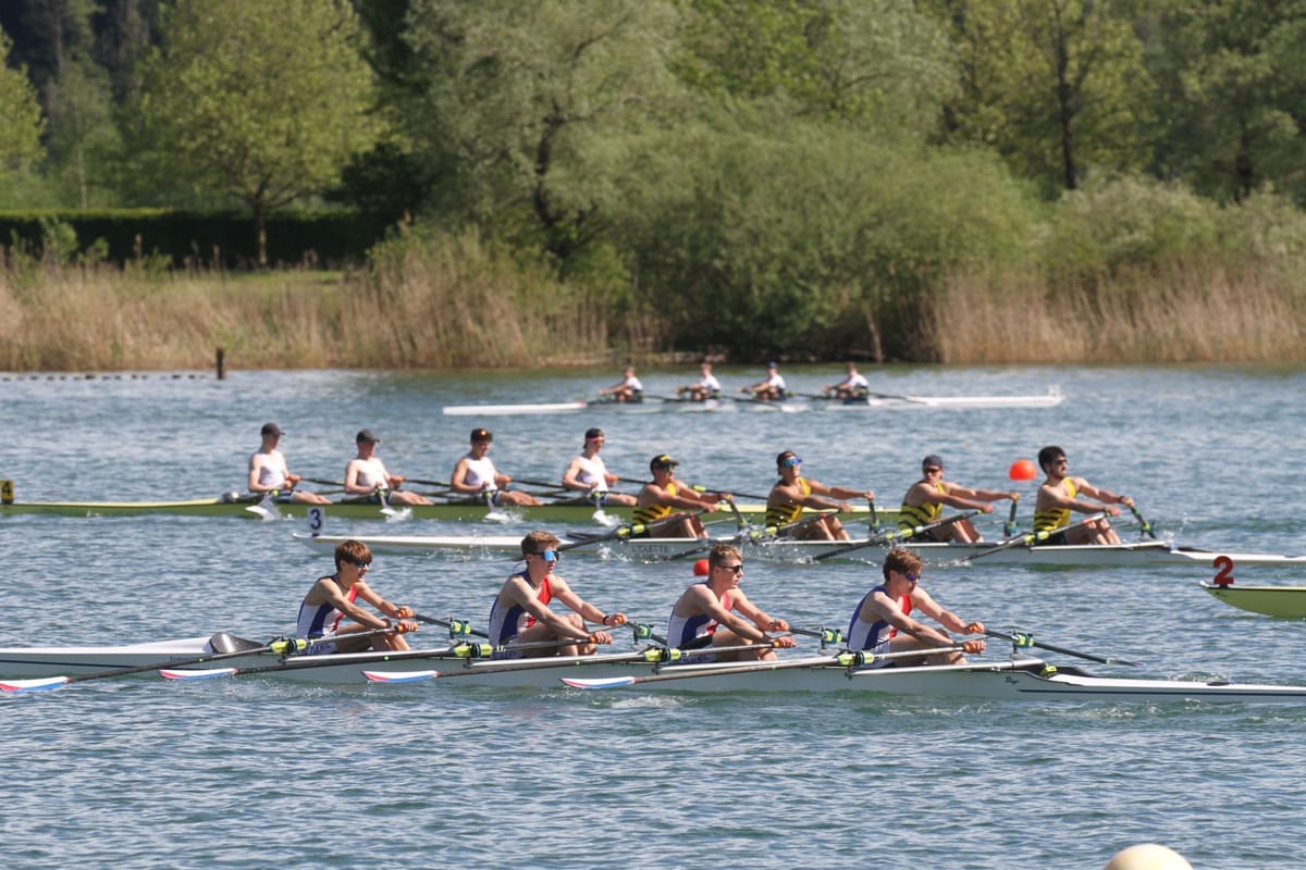 Mit idealem Wetter glückte die Ruderregatta in Schmerikon