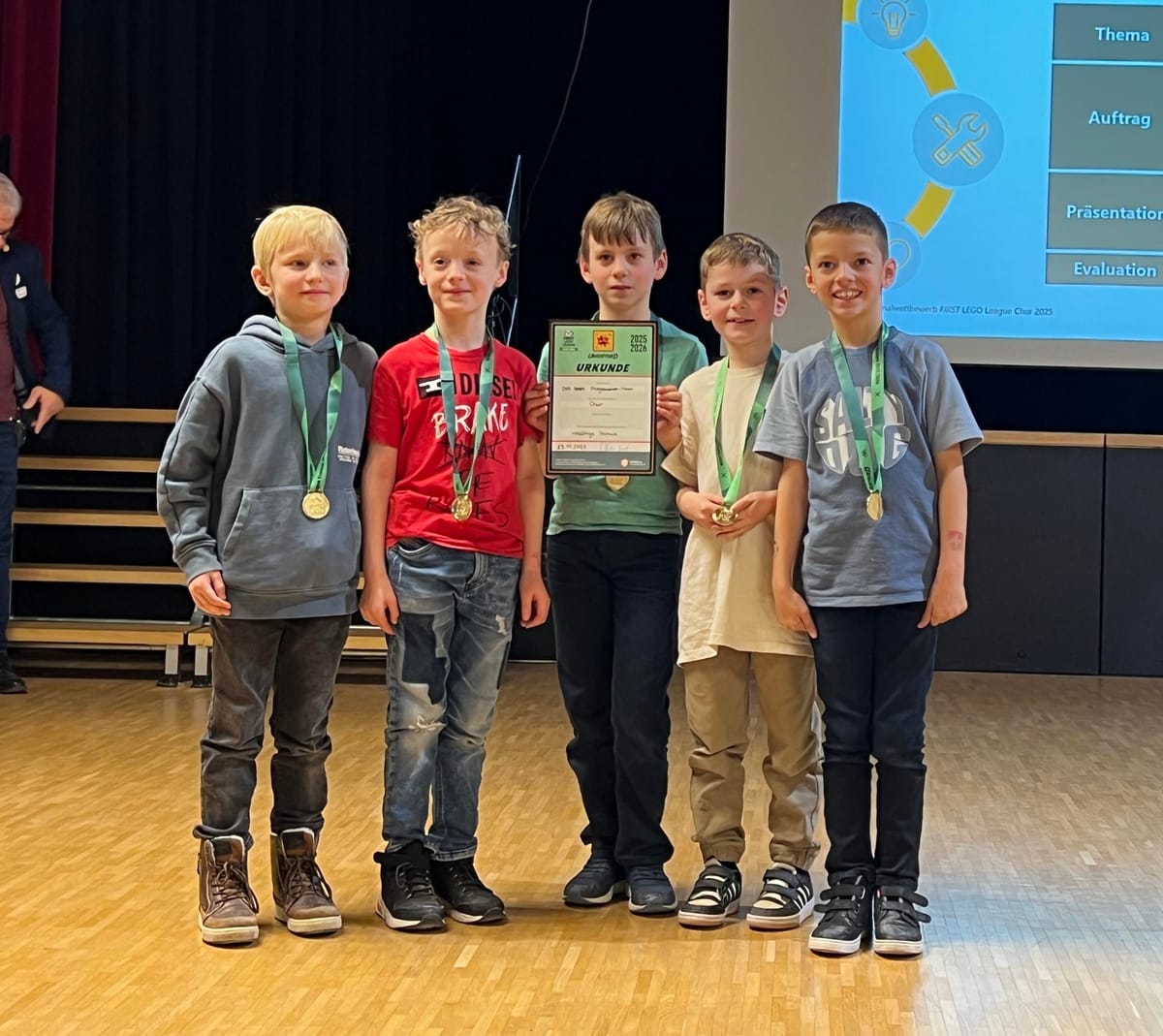 Schmerikon-Team überzeugt an FIRST LEGO League – Preis für «vielfältige Technik»