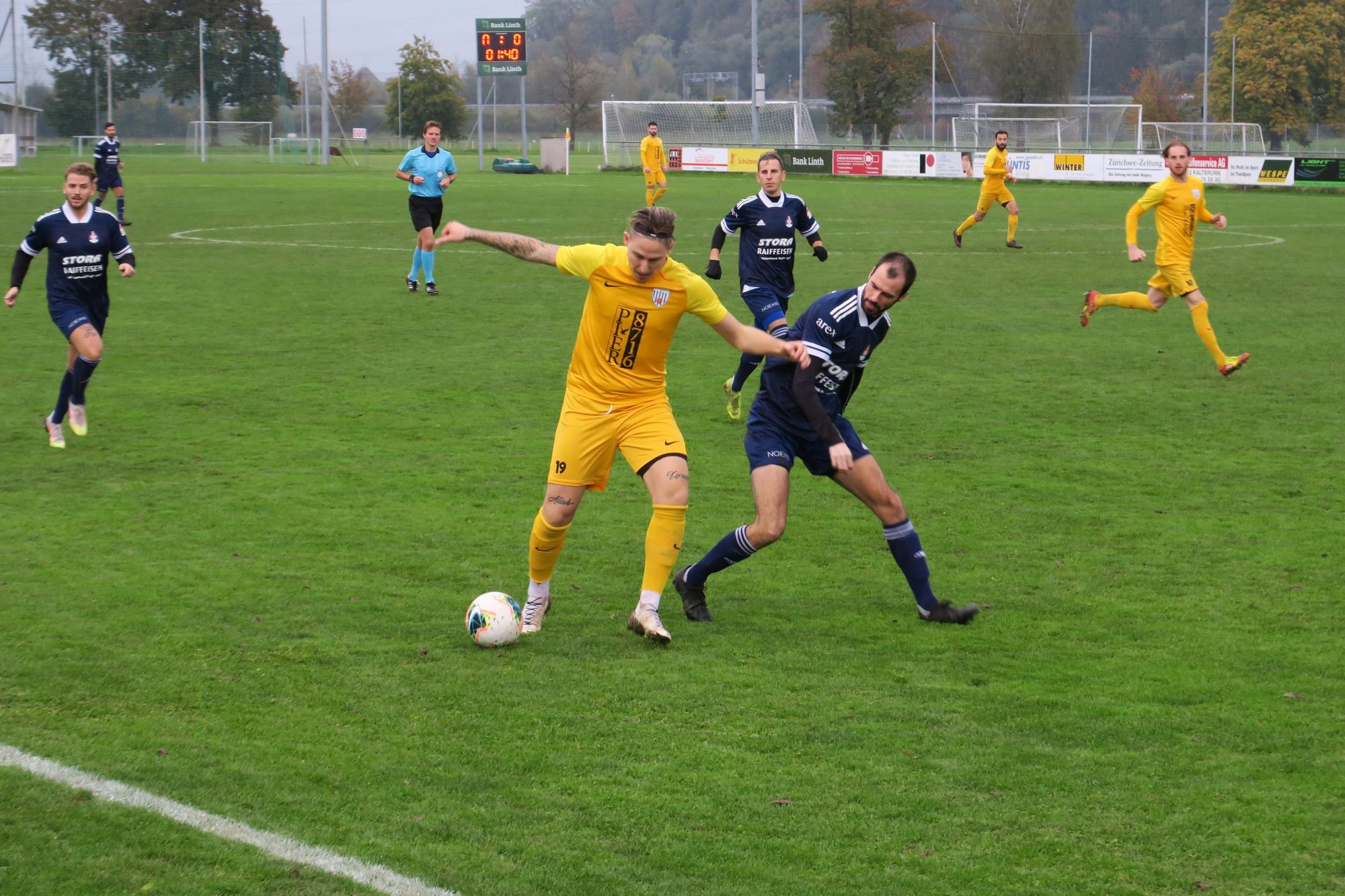 Kaan Polat vom FC Schmerikon am 17. Oktober 2020 gegen den FC Uzwil 2 (Foto: Thomas Müller, 8716.ch)