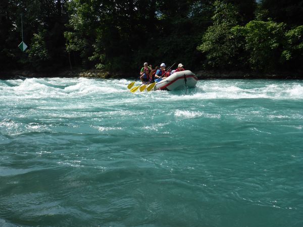 Fun Rafting Linth mit der Oberstufe Schmerikon