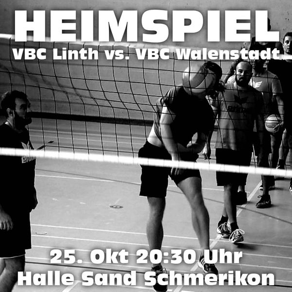 Volleyball - Herrenmatch am Freitag 25.10.2019