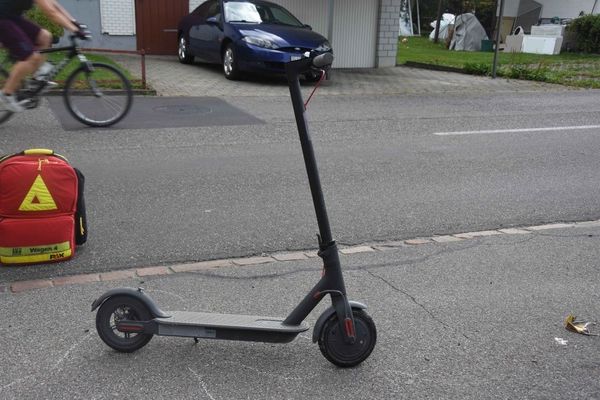 Mit E-Scooter gestürzt und verletzt