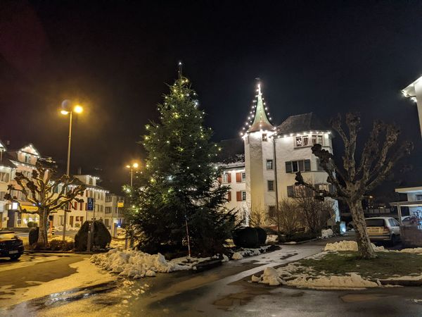 Christbaumverkauf beim Haus Hirzen