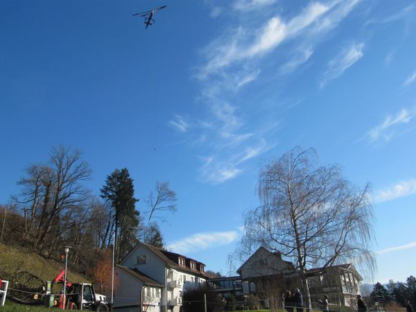 Waldpflege im Schutzwald oberhalb der Pension Obersee