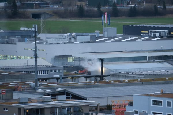 Feuerwehreinsatz an der Allmeindstrasse