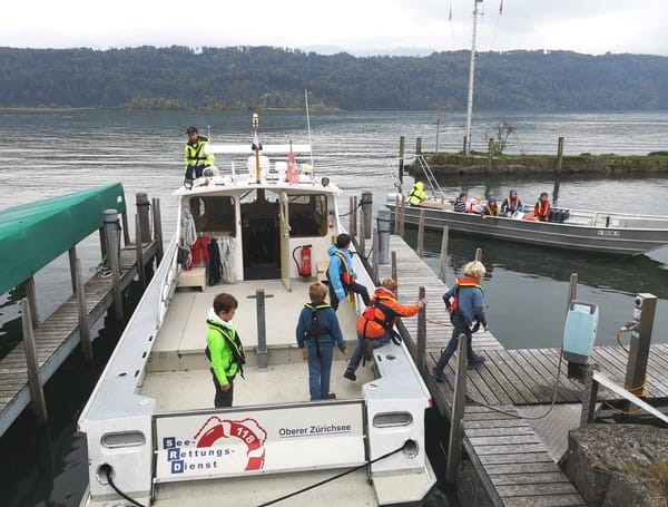 Ferienspass Kurs beim Schmerkner Seerettungsdienst